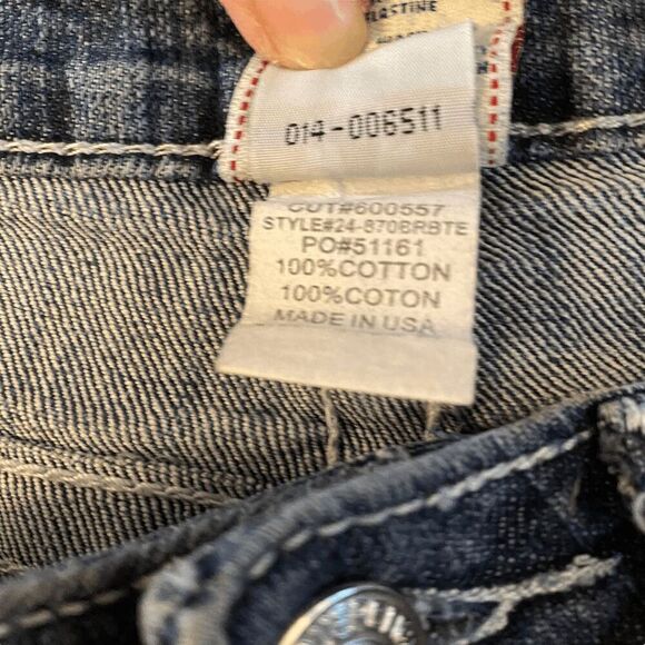 NWT True Religion Joey Super T Jeans Size 27 - Picture 6 of 12